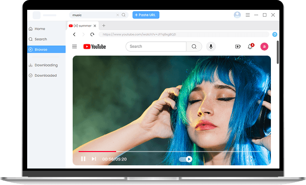 Pro Music Downloader app preview
