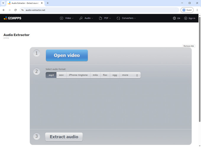 audio-extractor.net