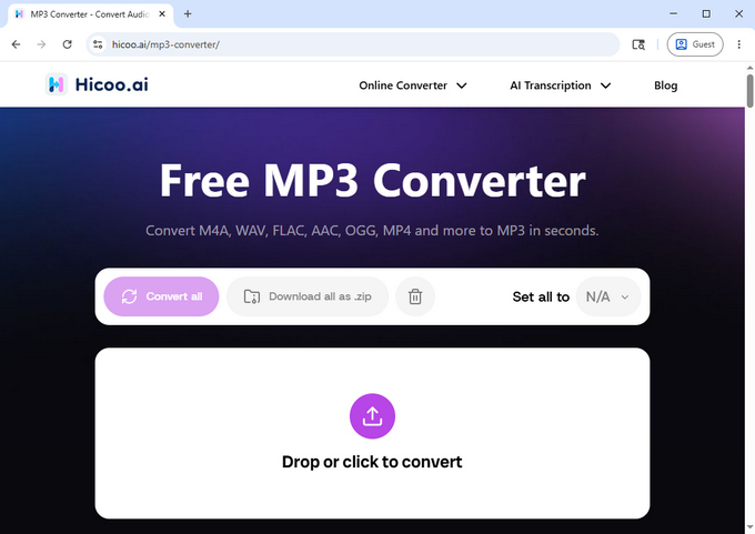 03: Hicoo MP3 file converter