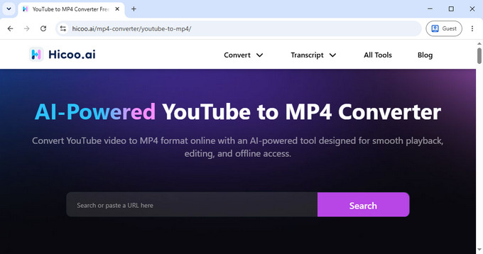 01 convertitore video YouTube online