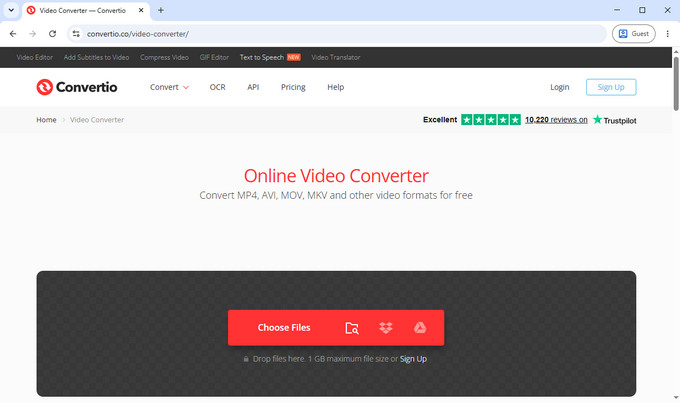 04 convertitore video gratuito Convertio