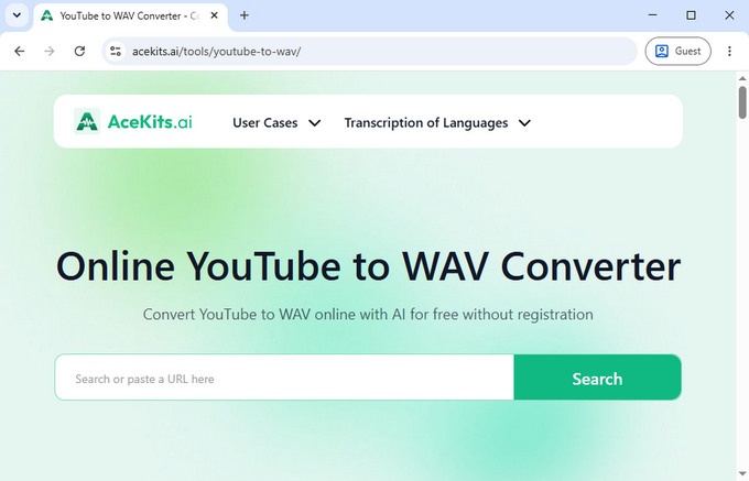 02 Acekits 유튜브 WAV 도구