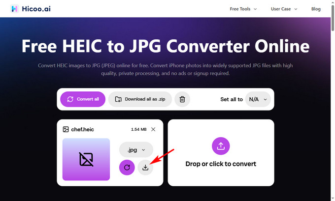 03 Download your JPG files