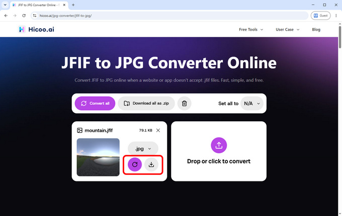 03 JFIFをJPGに変換