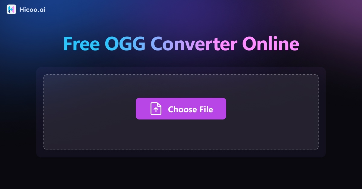 OGG Converter Online - Convert MP3 & MP4 to OGG for Free